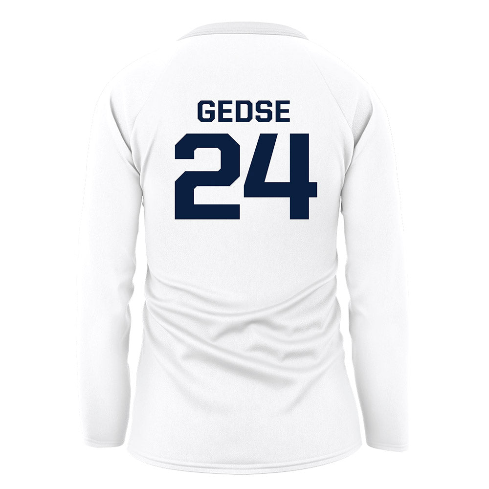 GWU - NCAA Women's Volleyball : Sadee Gedse - White Volleyball Jersey-1