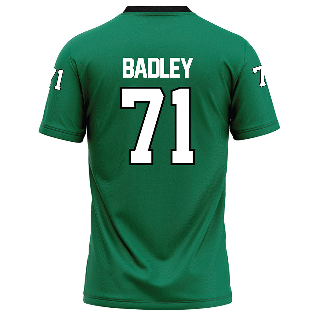 Northeastern State - NCAA Football : Cayson Badley - Green Football Jersey-1