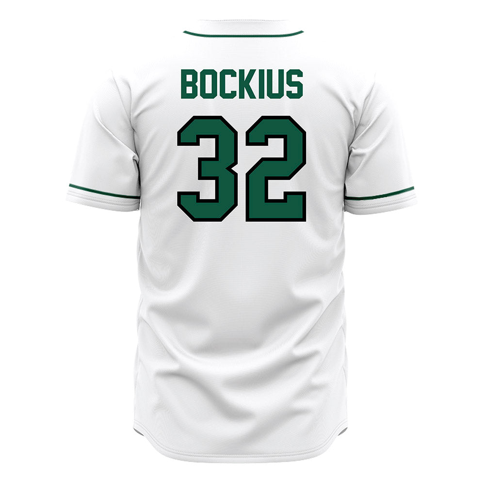 Northeastern State - NCAA Baseball : Brazen Bockius - White Jersey-1