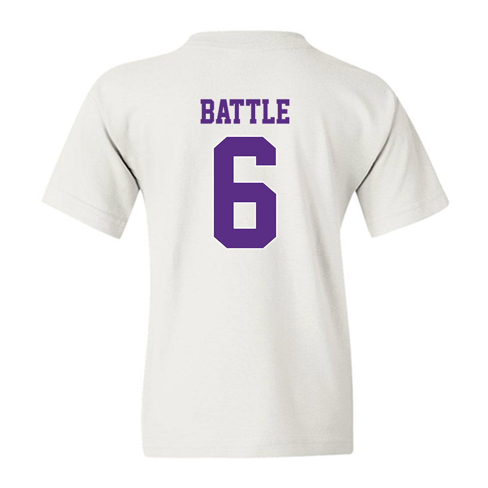 TCU - NCAA Football : Trent Battle - Classic Shersey Youth T-Shirt-1