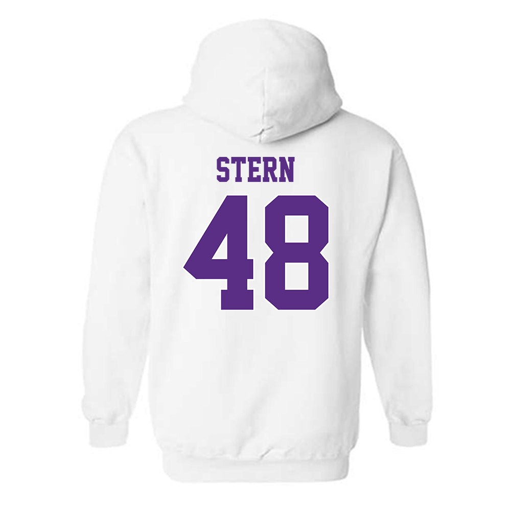 TCU - NCAA Baseball : Nate Stern - Classic Shersey Hooded Sweatshirt-1