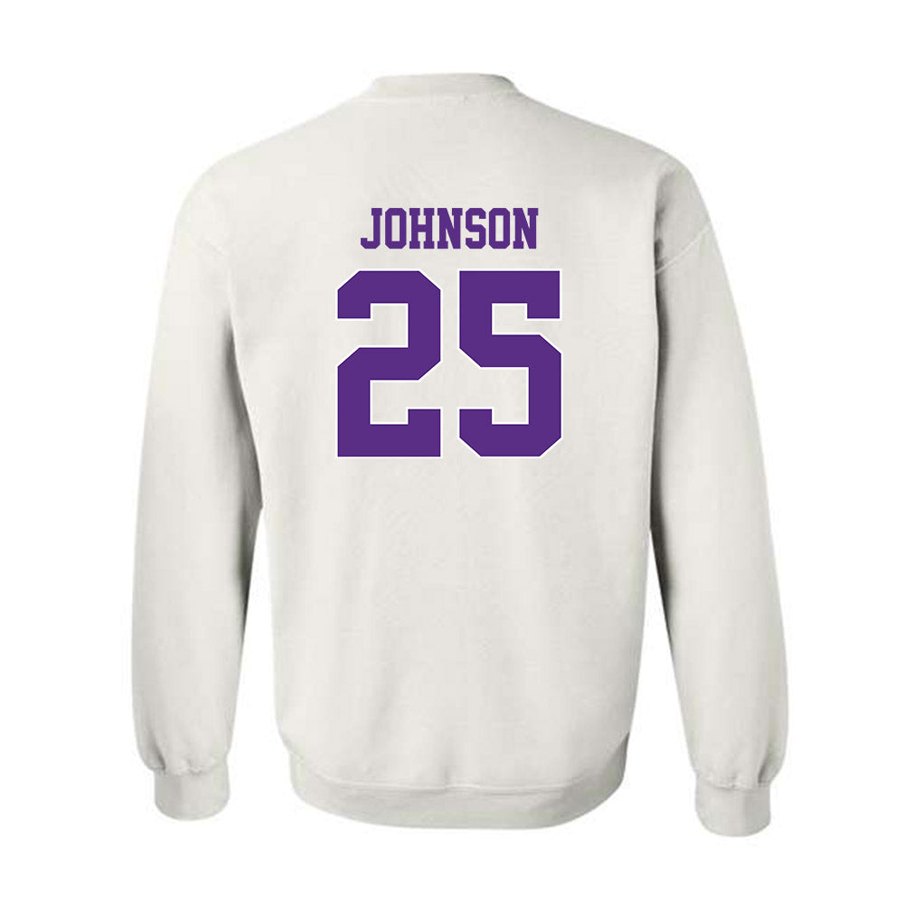 TCU - NCAA Baseball : Nolan Johnson - Classic Shersey Crewneck Sweatshirt-1