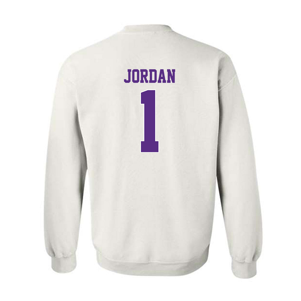 TCU - NCAA Football : Austin Jordan - Classic Shersey Crewneck Sweatshirt-1