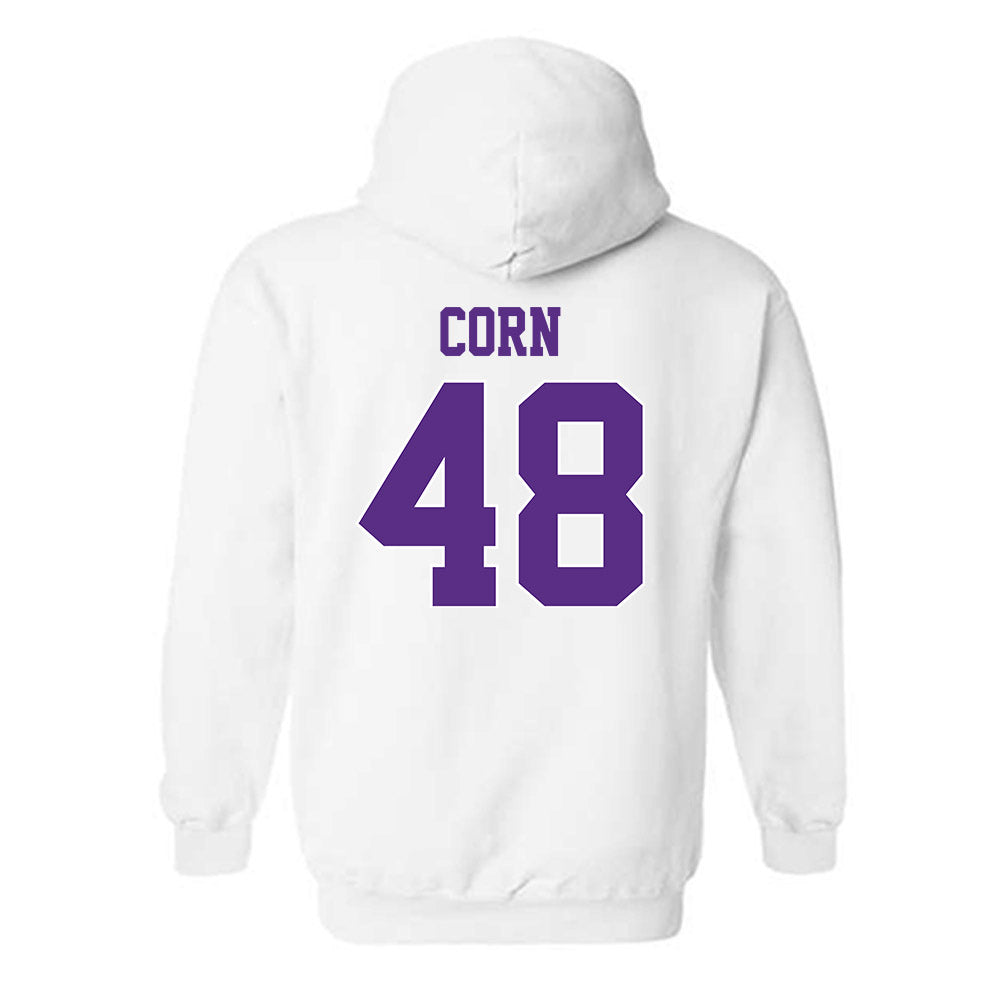 TCU - NCAA Football : Anders Corn - Classic Shersey Hooded Sweatshirt-1
