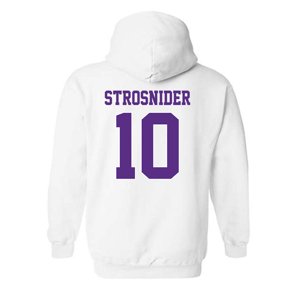TCU - NCAA Baseball : Sawyer Strosnider - Classic Shersey Hooded Sweatshirt-1