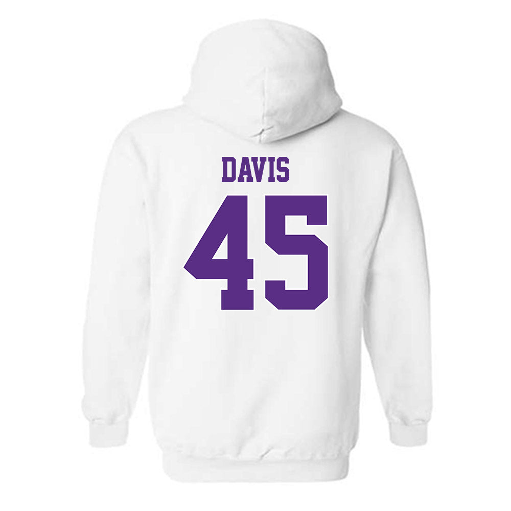 TCU - NCAA Baseball : Lance Davis - Classic Shersey Hooded Sweatshirt-1