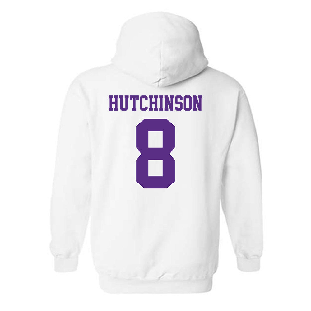 TCU - NCAA Baseball : Lane Hutchinson - Classic Shersey Hooded Sweatshirt-1