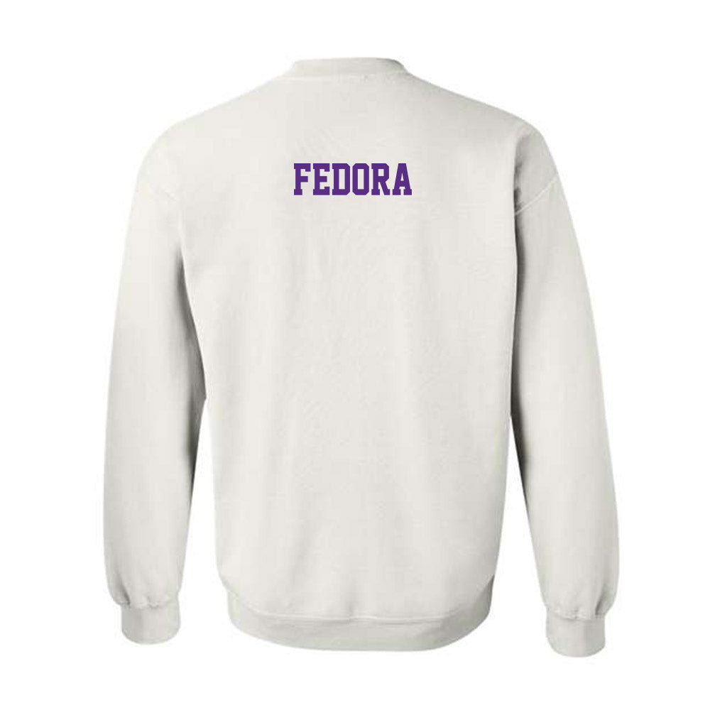TCU - NCAA Rifle : Marissa Fedora - Classic Shersey Crewneck Sweatshirt-1