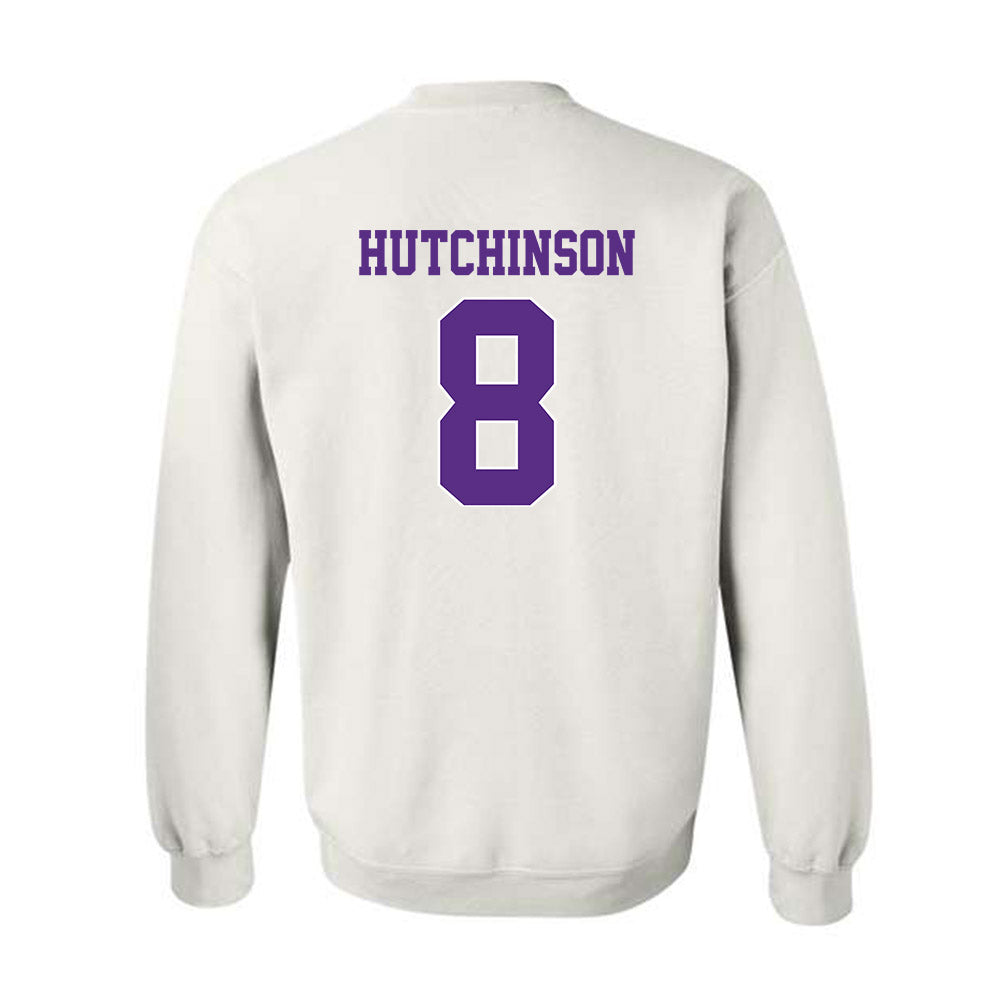 TCU - NCAA Baseball : Lane Hutchinson - Classic Shersey Crewneck Sweatshirt-1