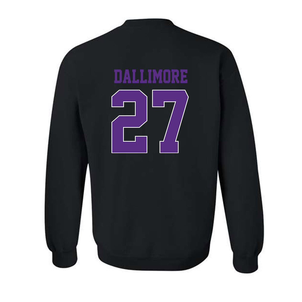 TCU - NCAA Baseball : Brady Dallimore - Classic Fashion Shersey Crewneck Sweatshirt-1