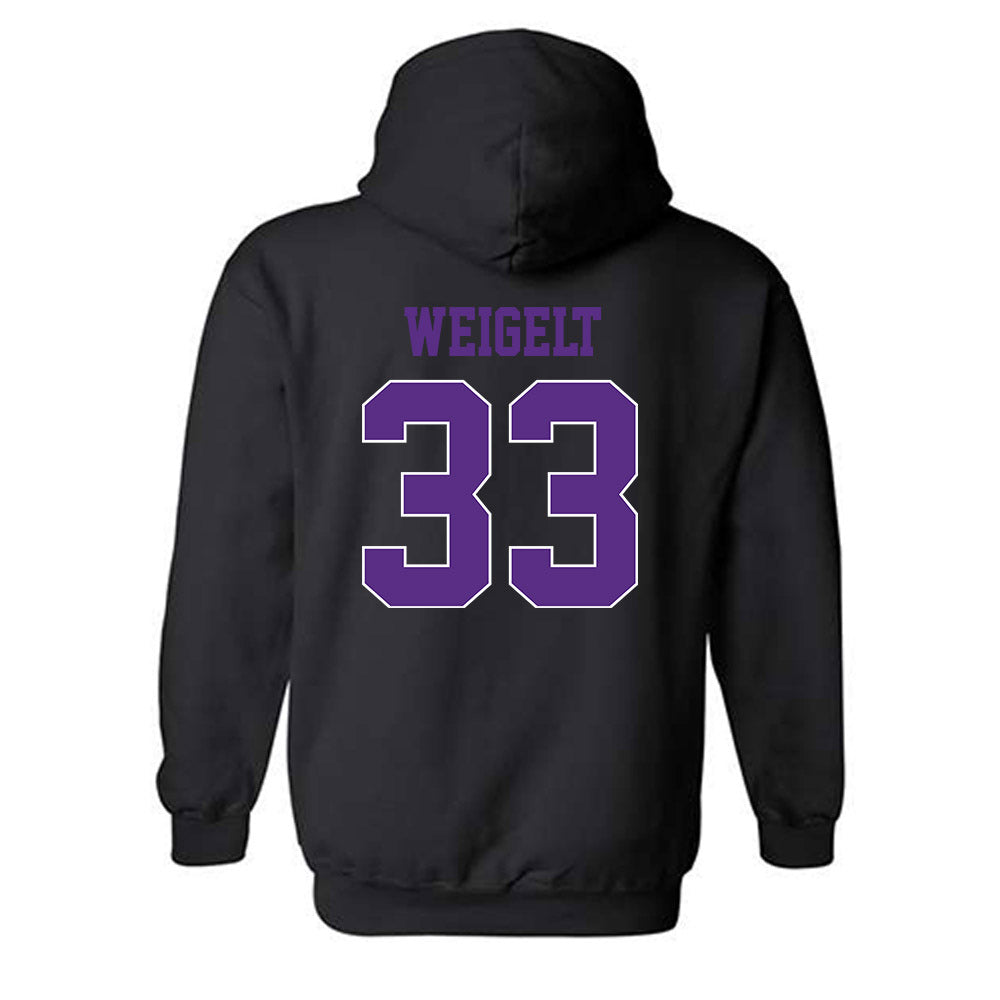 TCU - NCAA Women's Volleyball : Riley Weigelt - Classic Fashion Shersey Hooded Sweatshirt