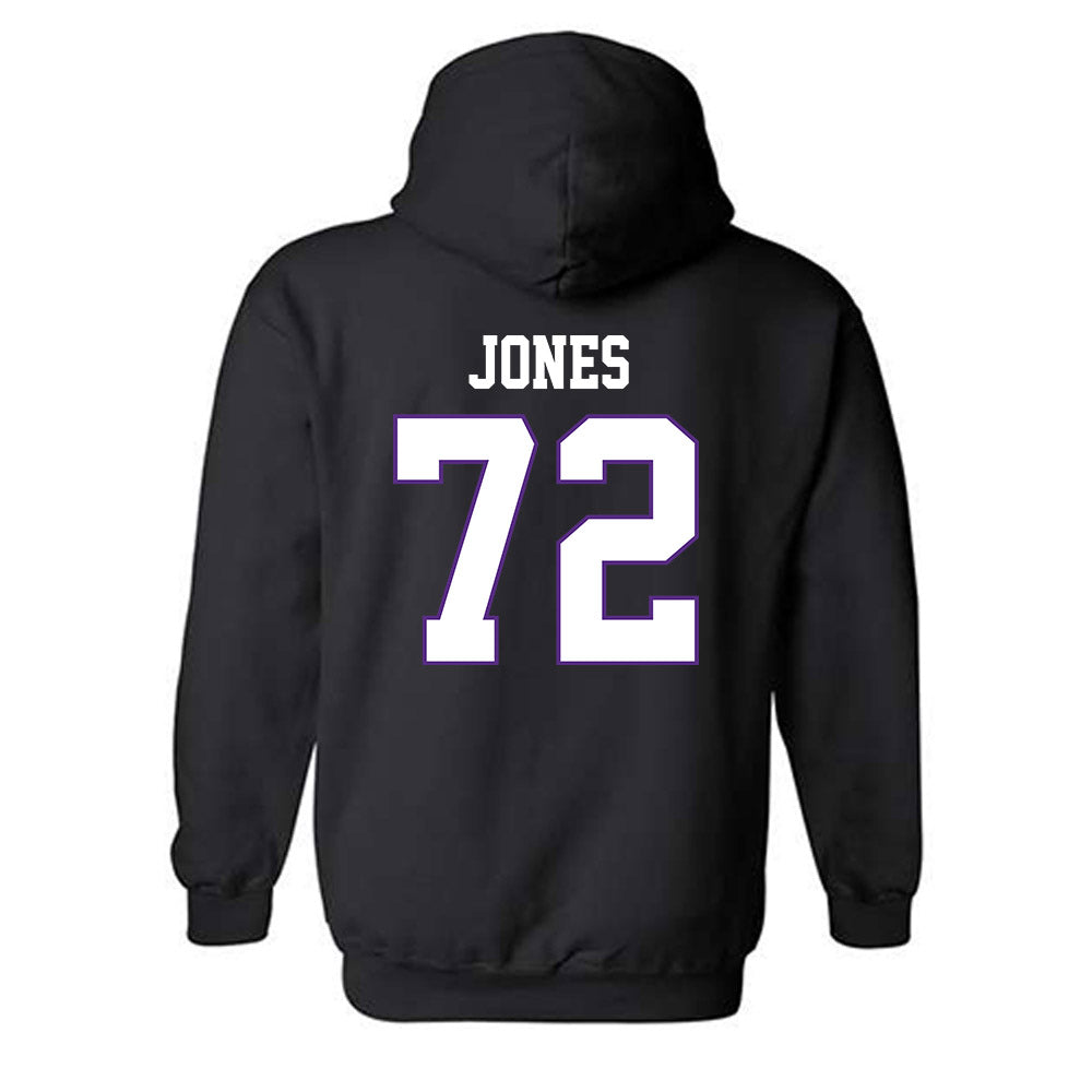 TCU - NCAA Football : Jackson Jones - Classic Fashion Shersey Hooded Sweatshirt-1