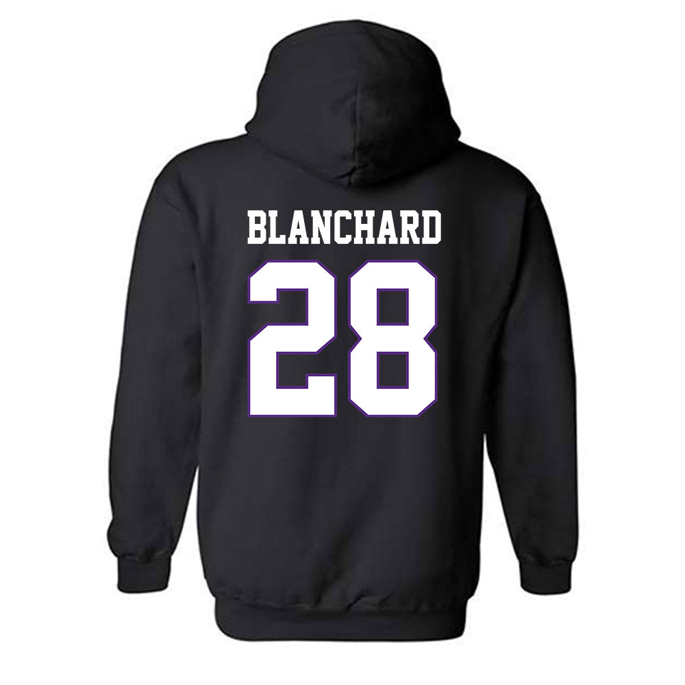 TCU - NCAA Baseball : Colin Blanchard - Classic Fashion Shersey Hooded Sweatshirt-1