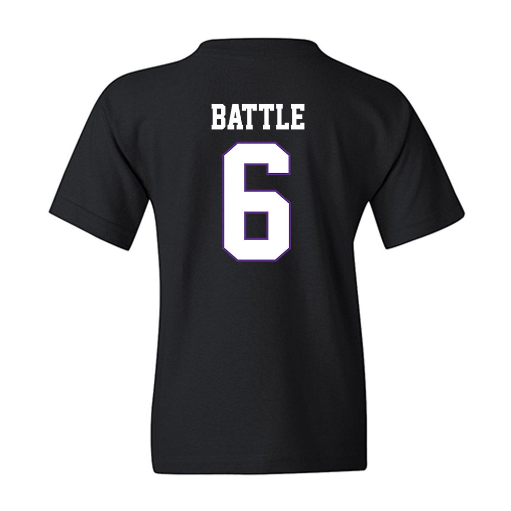 TCU - NCAA Football : Trent Battle - Classic Fashion Shersey Youth T-Shirt-1