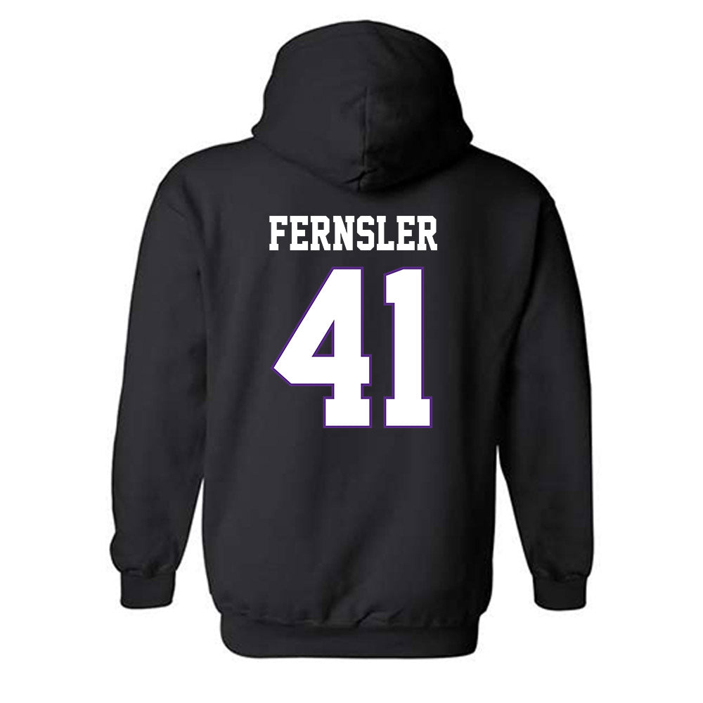 TCU - NCAA Baseball : Uli Fernsler - Classic Fashion Shersey Hooded Sweatshirt-1