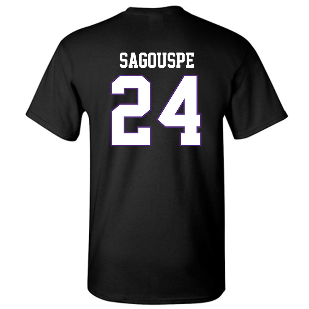 TCU - NCAA Baseball : Tanner Sagouspe - Classic Fashion Shersey T-Shirt-1