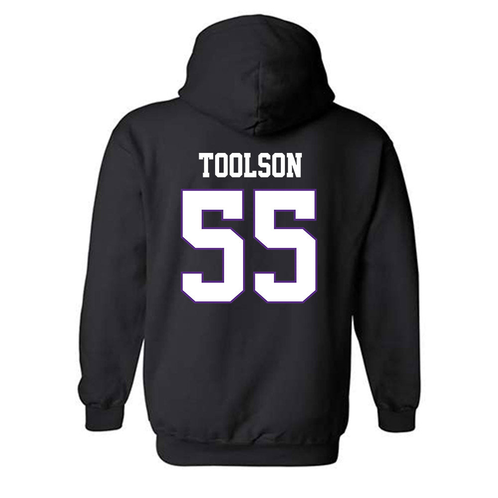 TCU - NCAA Men's Basketball : Tanner Toolson - Classic Fashion Shersey Hooded Sweatshirt-1