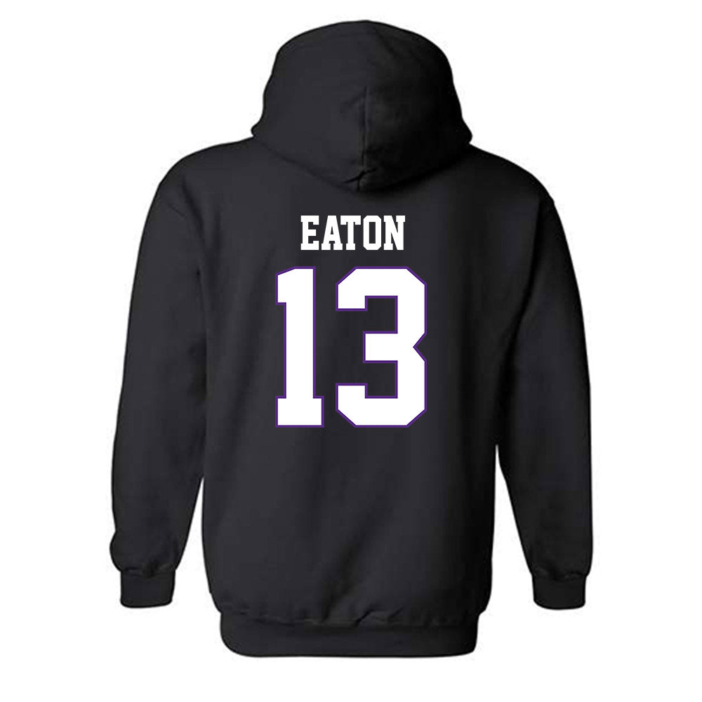 TCU - NCAA Baseball : Cole Eaton - Classic Fashion Shersey Hooded Sweatshirt-1