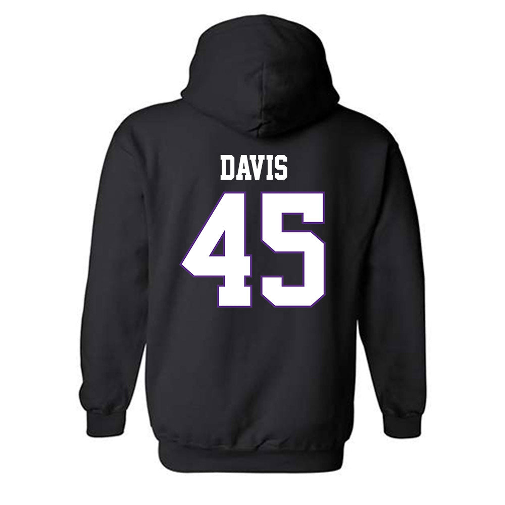 TCU - NCAA Baseball : Lance Davis - Classic Fashion Shersey Hooded Sweatshirt-1