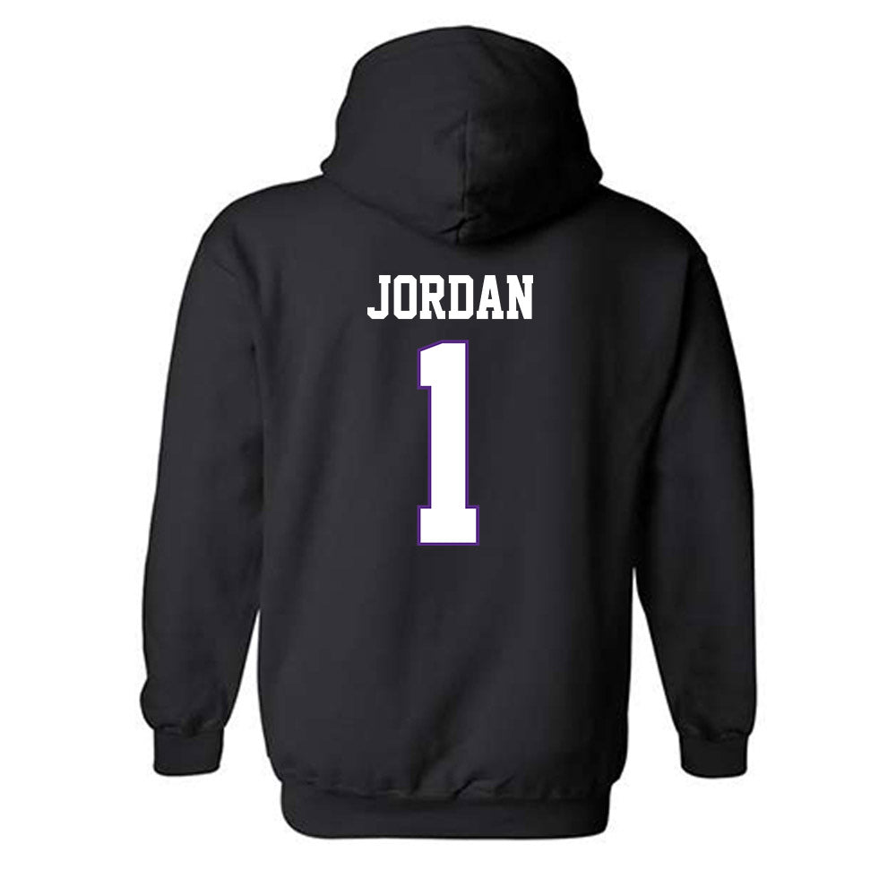 TCU - NCAA Football : Austin Jordan - Classic Fashion Shersey Hooded Sweatshirt-1
