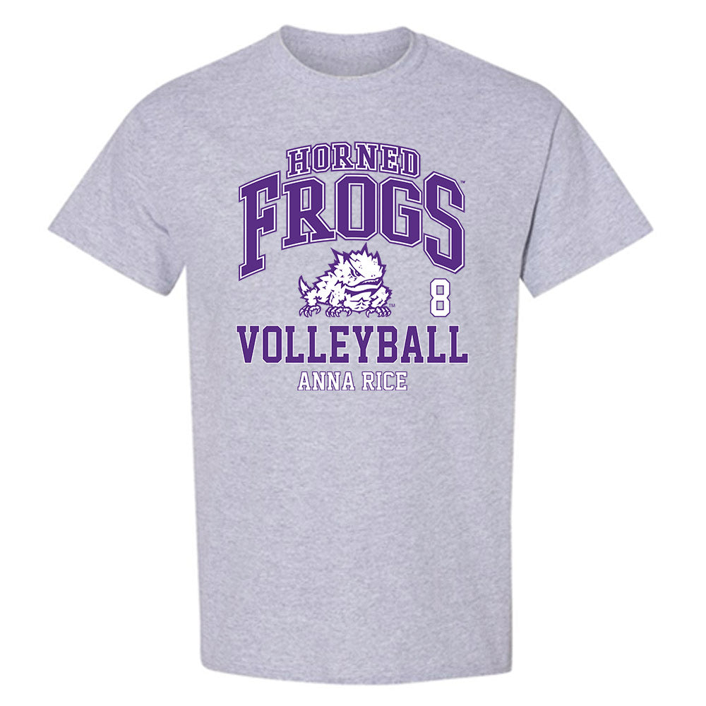 TCU - NCAA Women's Volleyball : Anna Rice - Classic Fashion Shersey T-Shirt-0