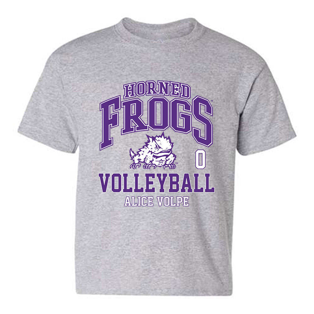 TCU - NCAA Women's Volleyball : Alice Volpe - Classic Fashion Shersey Youth T-Shirt-0