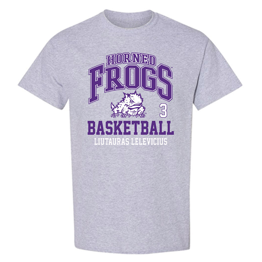 TCU - NCAA Men's Basketball : Liutauras Lelevicius - Classic Fashion Shersey T-Shirt-0