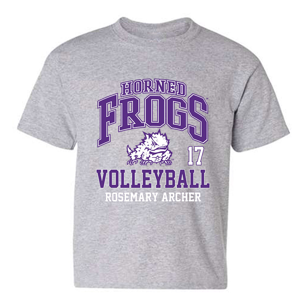 TCU - NCAA Women's Volleyball : Rosemary Archer - Classic Fashion Shersey Youth T-Shirt-0