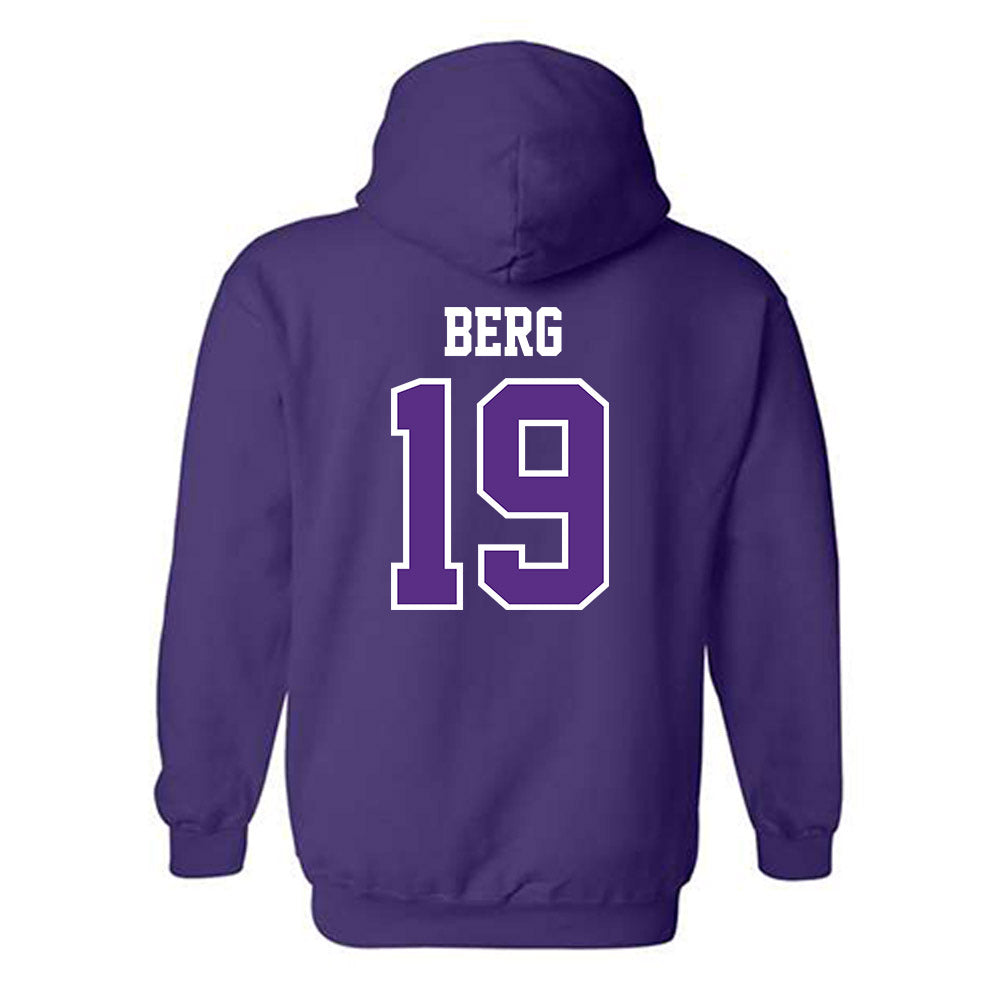 TCU - NCAA Women's Volleyball : Mckenzie Berg - Classic Fashion Shersey Hooded Sweatshirt-1