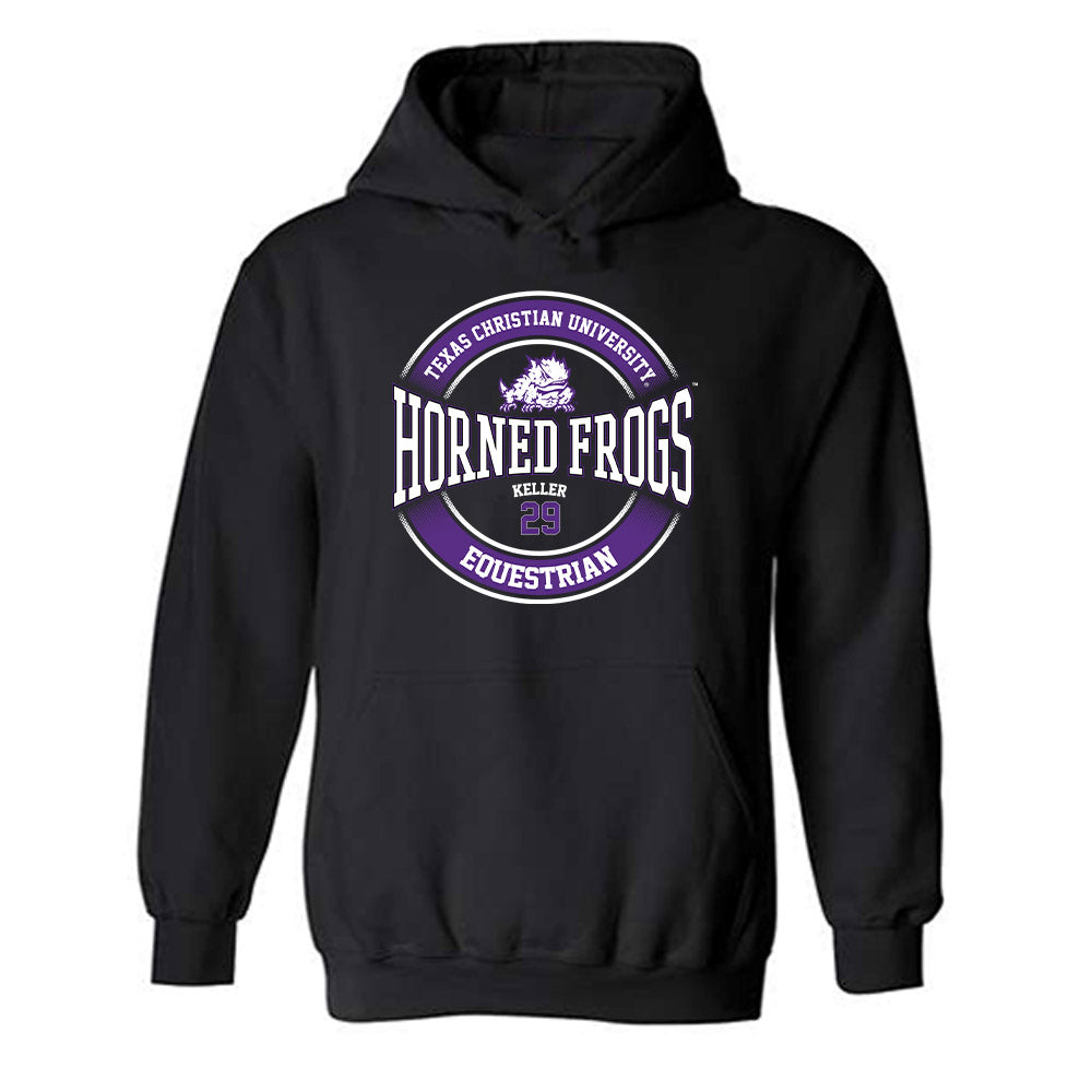 TCU - NCAA Equestrian : piper keller - Classic Fashion Shersey Hooded Sweatshirt-0