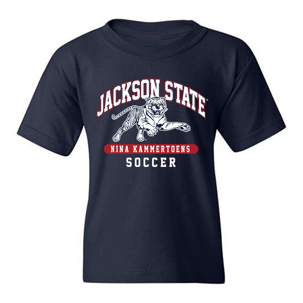 Jackson State - NCAA Women's Soccer : Nina Kammertoens - Classic Fashion Shersey Youth T-Shirt-0