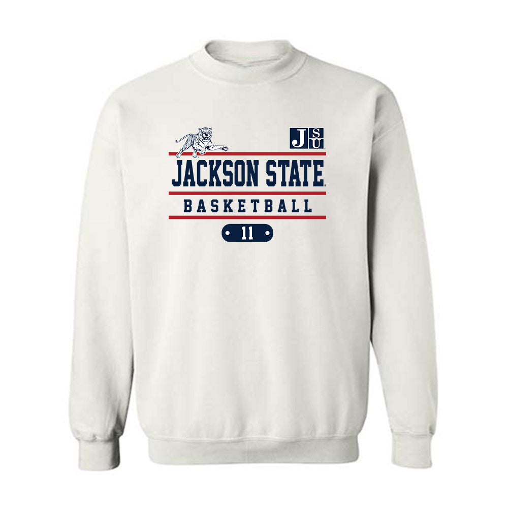 Jackson State - NCAA Men's Basketball : Mike Williams - Classic Fashion Shersey Crewneck Sweatshirt-0
