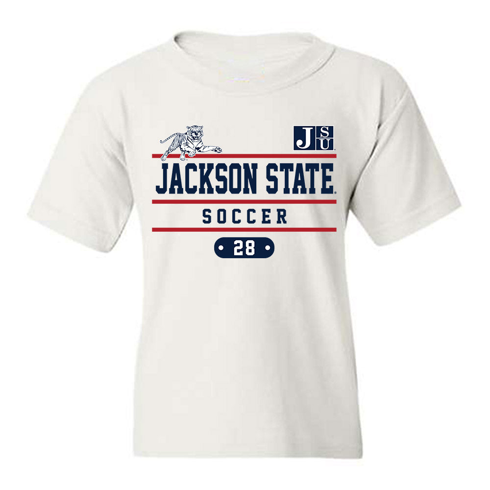 Jackson State - NCAA Women's Soccer : Makayla Sturkey - Classic Fashion Shersey Youth T-Shirt-0