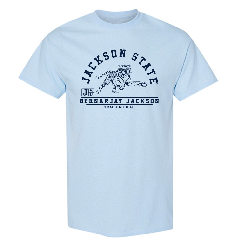 Jackson State - NCAA Men's Track & Field : BerNarjay Jackson - Classic Fashion Shersey T-Shirt-0