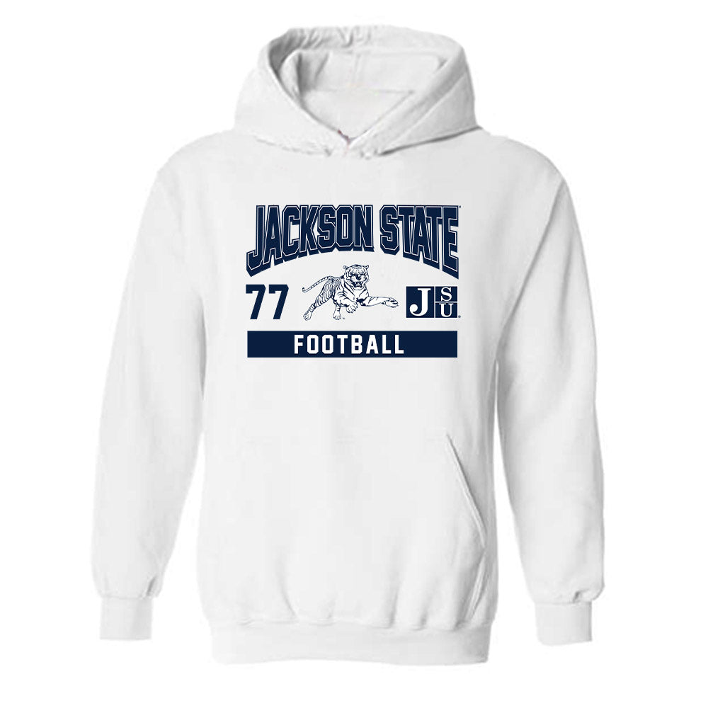Jackson State - NCAA Football : bruno zandamela - Classic Fashion Shersey Hooded Sweatshirt-0