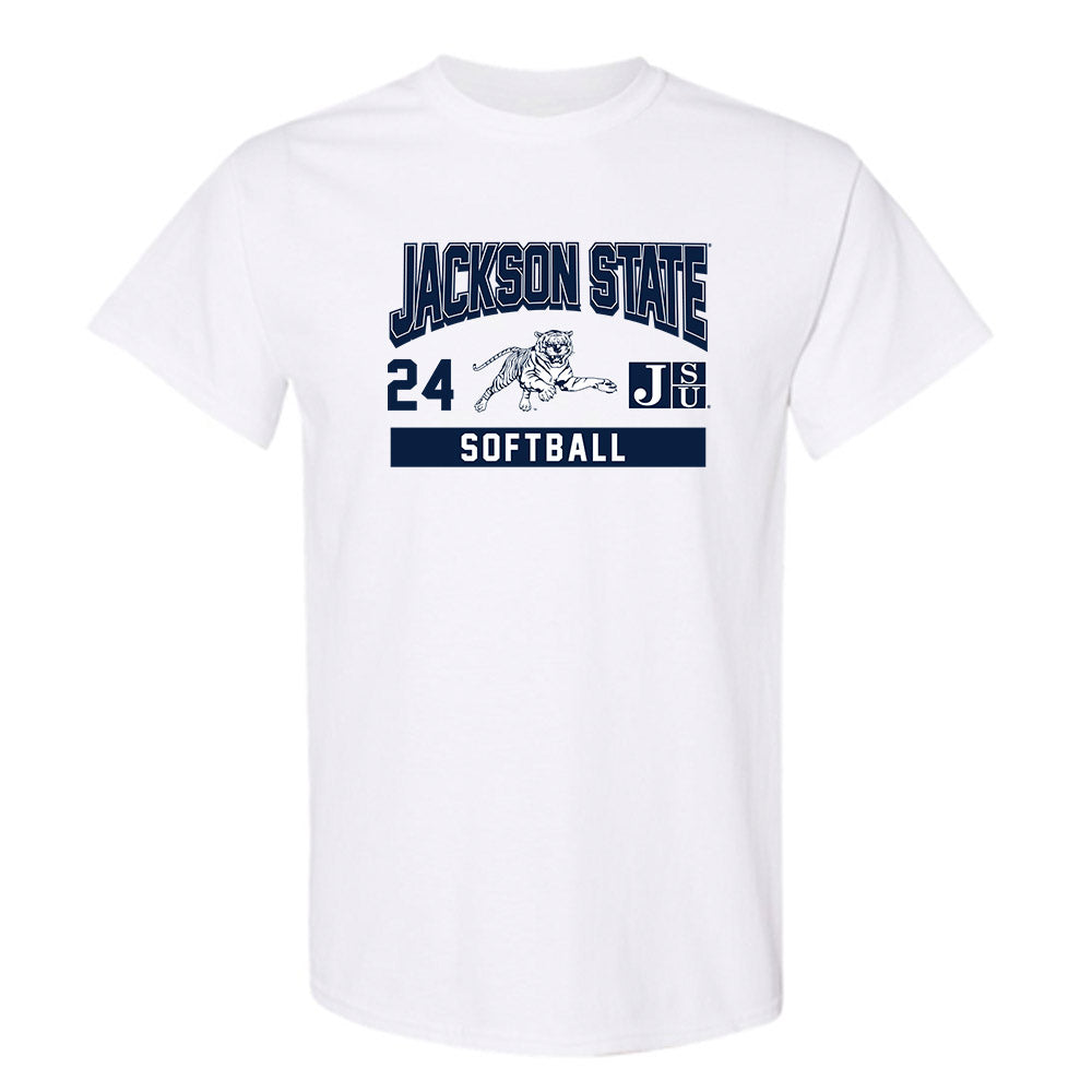 Jackson State - NCAA Softball : Sommer Tyes - Classic Fashion Shersey T-Shirt-0