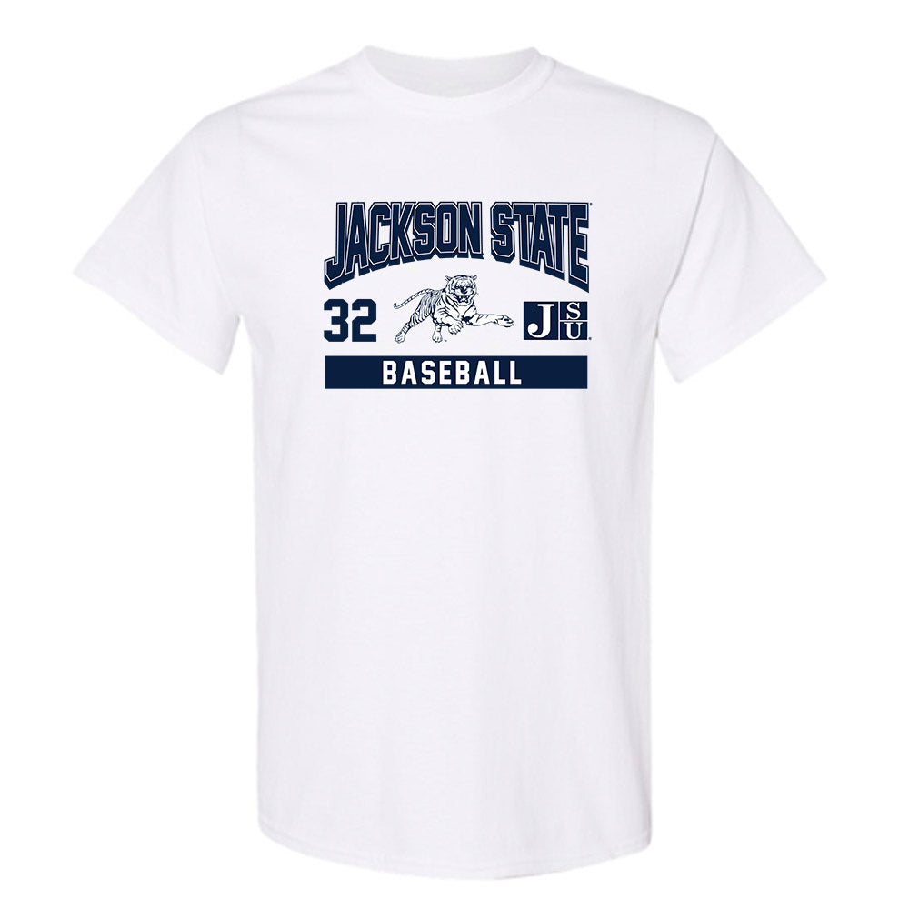 Jackson State - NCAA Baseball : DJ Hardrick - Classic Fashion Shersey T-Shirt-0