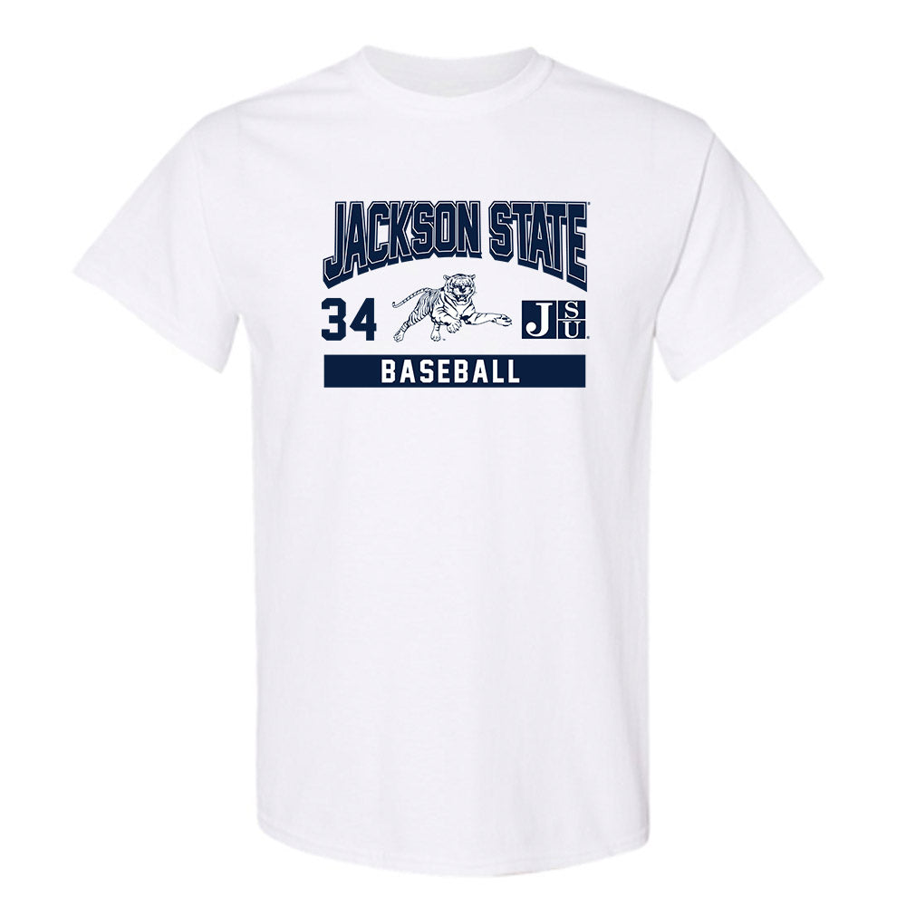 Jackson State - NCAA Baseball : Steve Spurgeon Jr - Classic Fashion Shersey T-Shirt-0