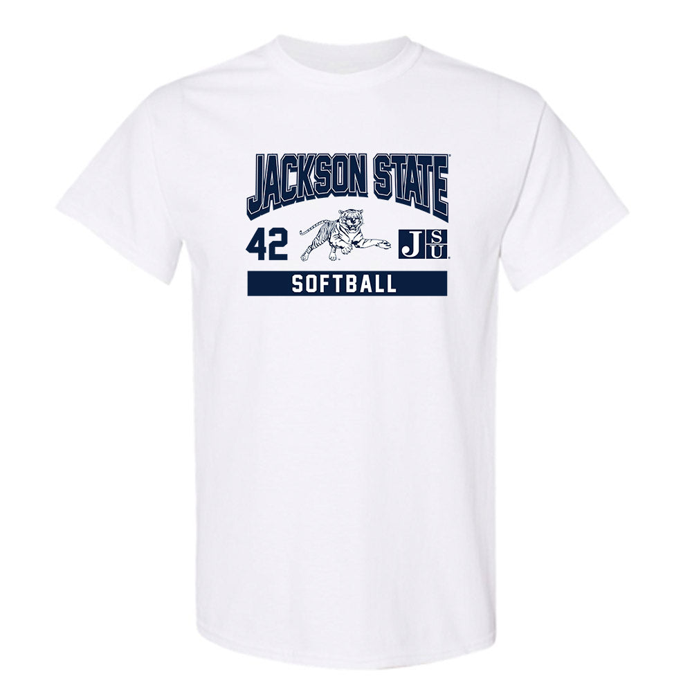 Jackson State - NCAA Softball : Jace Jackson - Classic Fashion Shersey T-Shirt-0