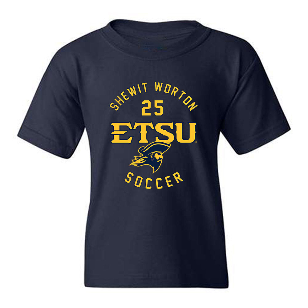 East Tennessee State - NCAA Men's Soccer : Shewit Worton - Classic Fashion Shersey Youth T-Shirt-0