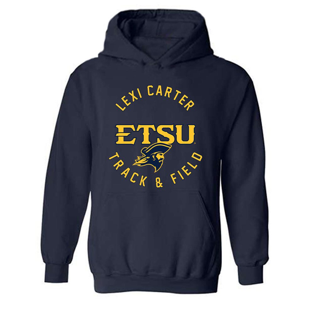 East Tennessee State - NCAA Women's Track & Field : Lexi Carter - Classic Fashion Shersey Hooded Sweatshirt