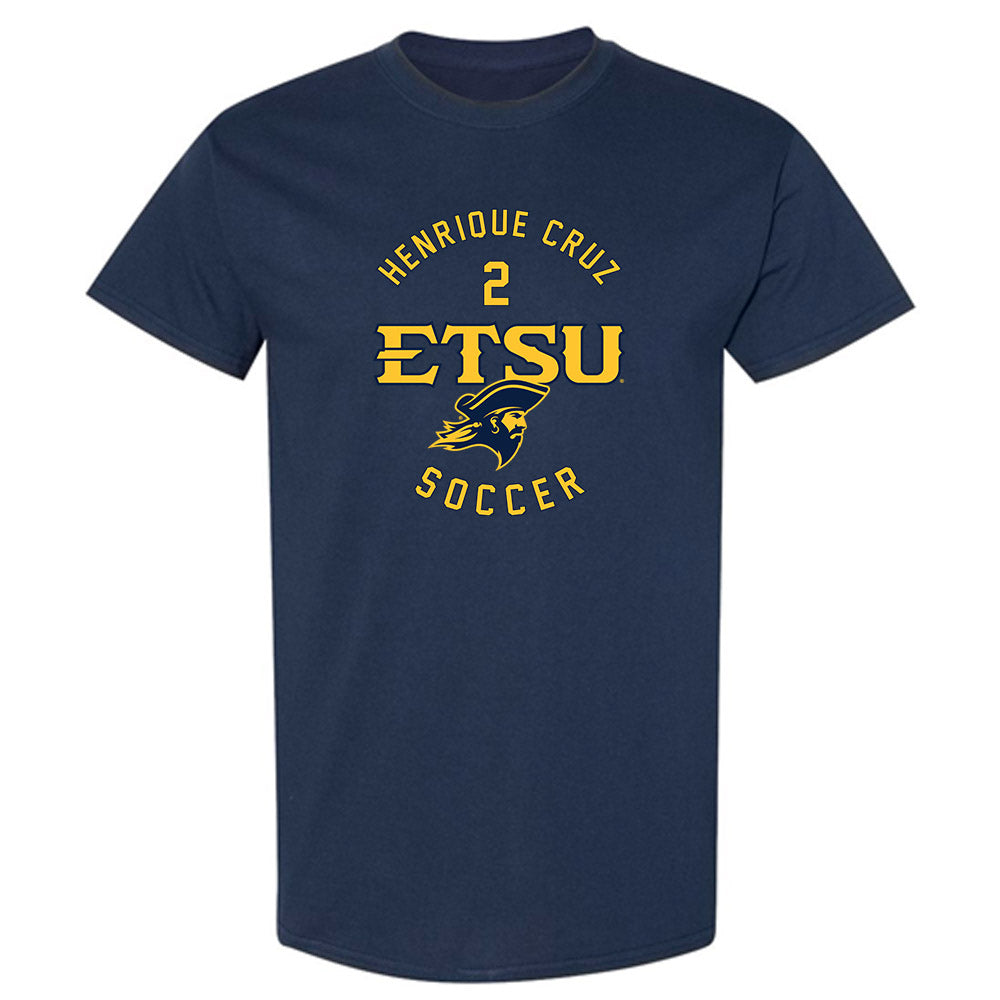 East Tennessee State - NCAA Men's Soccer : Henrique Cruz - Classic Fashion Shersey T-Shirt-0