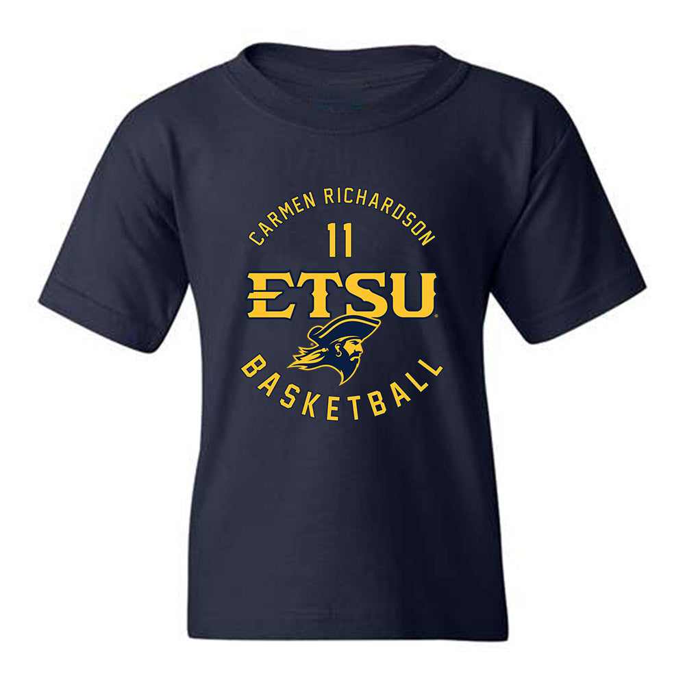 East Tennessee State - NCAA Women's Basketball : Carmen Richardson - Classic Fashion Shersey Youth T-Shirt