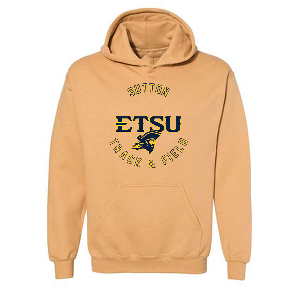 East Tennessee State - NCAA Men's Track & Field : Ashton Sutton - Classic Fashion Shersey Hooded Sweatshirt-0