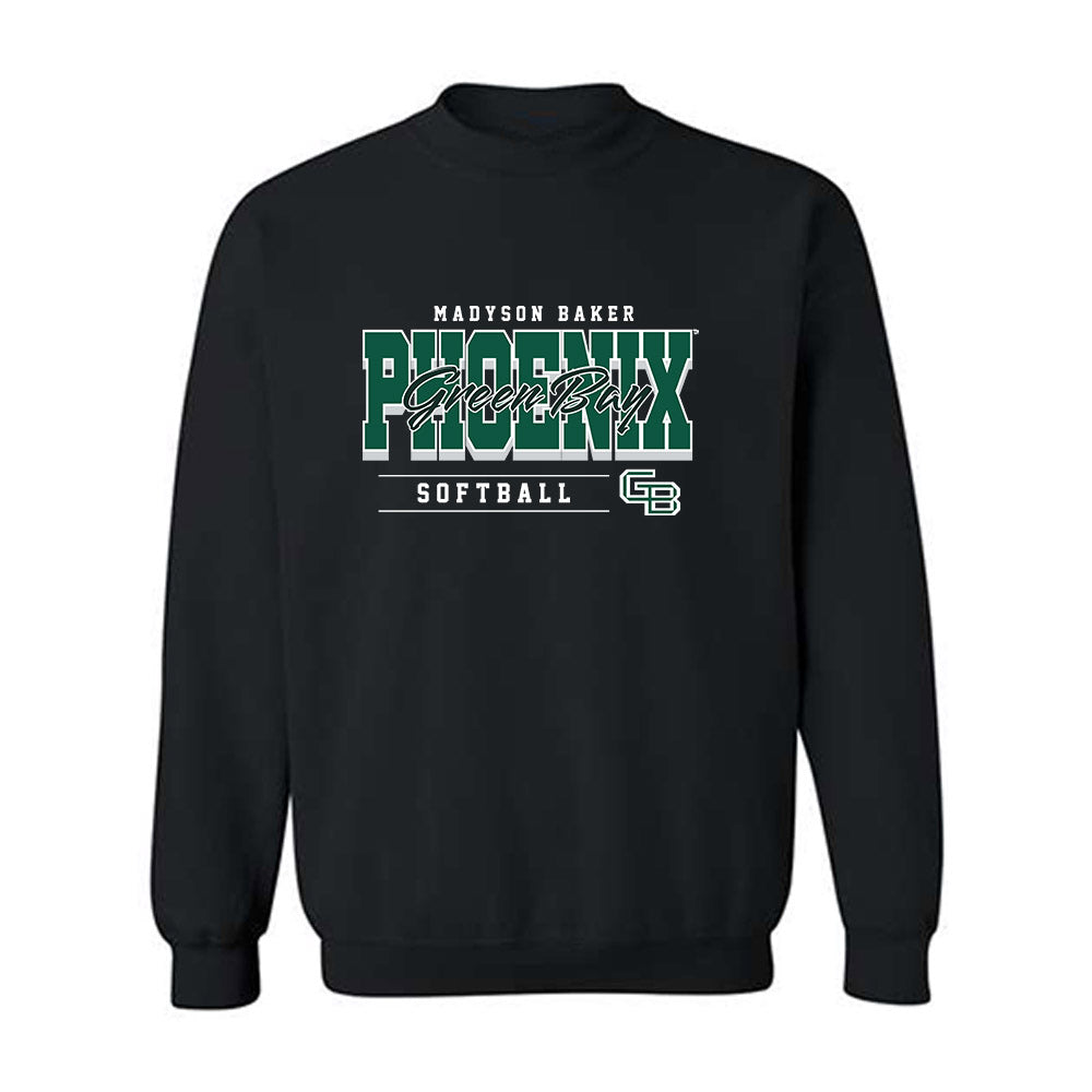 UW Green Bay - NCAA Softball : Madyson Baker - Classic Fashion Shersey Crewneck Sweatshirt