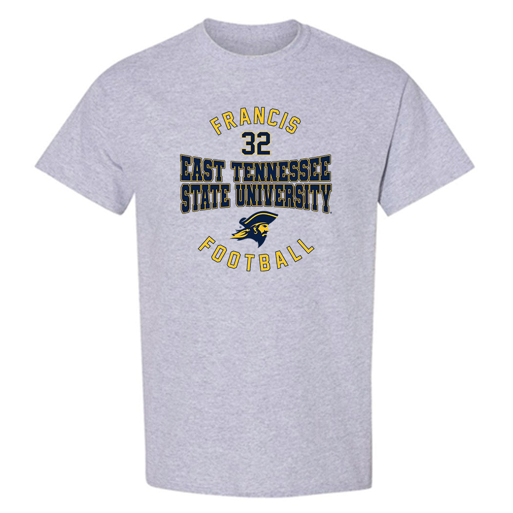East Tennessee State - NCAA Football : Drew Francis - Classic Fashion Shersey T-Shirt-0