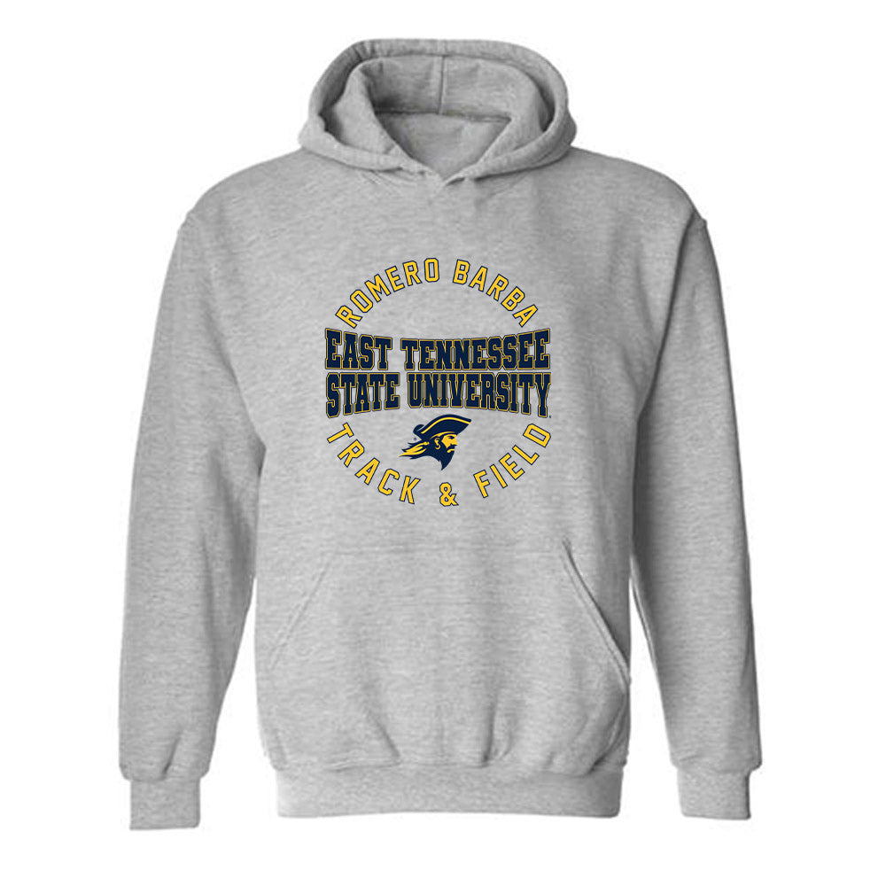 East Tennessee State - NCAA Women's Track & Field : Frania Romero Barba - Classic Fashion Shersey Hooded Sweatshirt-0