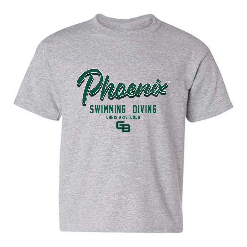 UW Green Bay - NCAA Men's Swimming & Diving : Chris Aristondo - Classic Fashion Shersey Youth T-Shirt-0