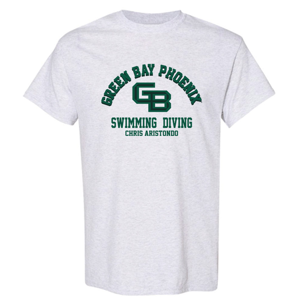 UW Green Bay - NCAA Men's Swimming & Diving : Chris Aristondo - Classic Fashion Shersey T-Shirt-0