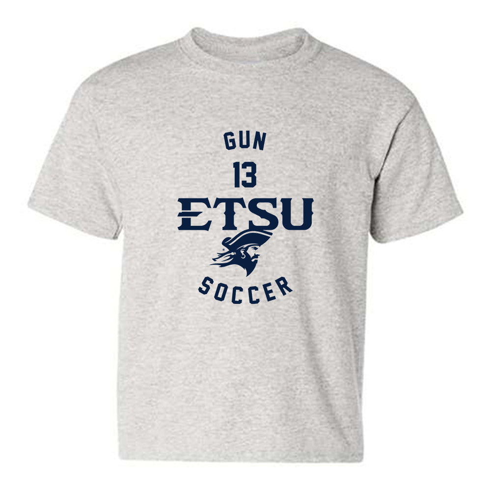 East Tennessee State - NCAA Men's Soccer : Jason Gun - Classic Fashion Shersey Youth T-Shirt-0